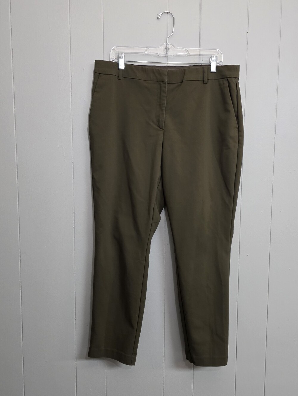 H&M Dark Green Khaki Dress Pants Size 16